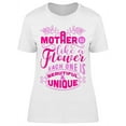 thumbnail image 1 of Quote. A Mother Like A Flower T-Shirt Women -Image by Shutterstock, Female XX-Large, 1 of 2