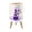 Color 4, variant on Small Trash Can with Lid Vibrant Spiral Galaxies Cosmic Nebulae Deep Space 1.8 Gallon Dog Proof Trash Can Round Garbage Can Waste Bin Wastebasket for Bathroom Bedroom Living Room