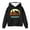 Black, variant on Toddler Girls Oversized Hoodies Horse Print With Pocket Pullover Long Sleeve Kids Casual Plain Sweatshirts With Pocket Size 4-5T