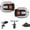2PC Yellow+Red, variant on Zanzike Bike Tail Light with Turn Signal Split USB Rechargeable 5 Modes Waterproof