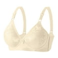 thumbnail image 1 of Kcodviy Women's Comfortable and New Womens Sports Bras Women's Middle and Old Womens Bras Comfortable Plus Size Age No Steel Rim Womens Bras Comfortable Adjustment Gathering Bra, 1 of 2