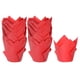 thumbnail image 1 of 100 Unidades de Moldes para Magdalenas de Papel Estándar, Resistentes Al Aceite, Envoltorios Desechables para Cumpleaños, Banquetes y Fiestas, Rojo, 1 of 6