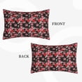 thumbnail image 2 of Lsque Rose Flowers Pattern Pillow Case – Soft & Cozy Throw Pillow Cover, Hypoallergenic Cushion Case for Sleeping Women with Envelope Closure-14"x20", 2 of 6