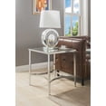 thumbnail image 2 of 22" X 22" X 24" Chrome And Mirrored End Table, 2 of 2