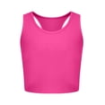 thumbnail image 7 of Zpanxa Girls Summer Top Girls and Toddlers' I-Shape Cut Crew Neck Sport Base Tops with Short Sleeve Flexible Athletic Design Hot Pink 11 Years, 7 of 7