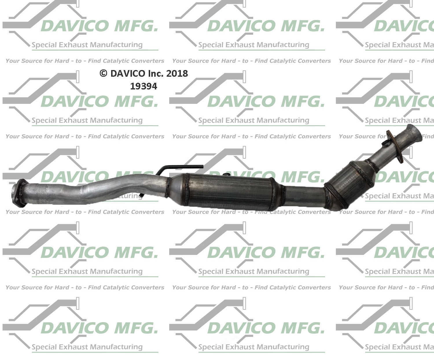 Davico Mfg 19394 Direct-Fit Catalytic Converter