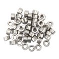 thumbnail image 1 of Tuerca de acoplamiento cilíndrica ANGGREK Acero inoxidable M5 50PCS, 1 of 8