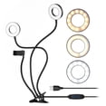 thumbnail image 1 of docooler Clip-On Mini USB Ring Light Fill-in Lamp Dual Lights, 1 of 8
