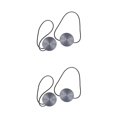 thumbnail image 4 of Cateissary 2 piezas cortina Tieback poliéster reemplazo hogar cocina dormitorio parasol sujetador accesorios gris Gris 2Conjunto, 4 of 6