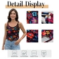 thumbnail image 6 of Cuteduck Women Plus Size Tank Tops Summer Loose Fit Sleeveless Floral Print U Neck Casual Camisole M-4X, 6 of 10