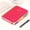 Red, variant on CSSJKYJ Hardcover Spiral Notebook Journal with Removable Dividers Tabs,300 Pages Leather 5 Subject Notebook College Ruled,8"x10" Large B5 Notebooks for Work Note taking, Lined Journal for Women,Green