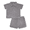 Grey, variant on Modern Moments by Gerber Baby Boy Short Sleeve Shirt and Short Outfit Set, 2-Piece, Sizes 0/3 Months - 24 Months