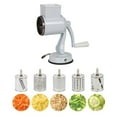 thumbnail image 2 of Raldor rotatorio Molinillo de acero inoxidable accionado a mano Raldor de succión fuerte Molinillo Raldor de queso rotatorio para cocina Sunnimix Slicer manual de verduras, 2 of 4