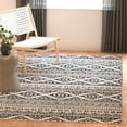thumbnail image 4 of SAFAVIEH Tulum Lakisha Oriental Area Rug, Ivory/Black, 12' x 12' Square, 4 of 9