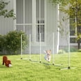 thumbnail image 3 of GETHFSA Dog Agility Training Equipment Set with Weave Poles, Portable Outdoor Dog Obstacle Course with Water Spray Tube, Carry Bag & Whistle, White, 3 of 11