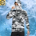 thumbnail image 2 of Dagegui Breathable UV Protection Hoodie Men's Long Sleeve Sun Shirt UPF 50+ Fishing T-Shirt Quick Dry Running Workout Gym Tee Tops Dark Gray M, 2 of 7