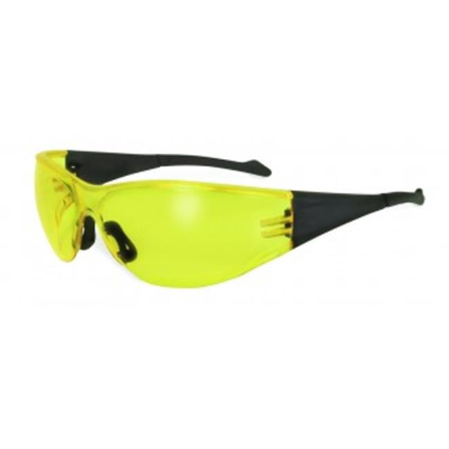 Safety I Full Bore Safety Glasses With Yellow Tint Lens Set of 12