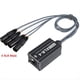 thumbnail image 3 of 1 Par XLR Macho/Hembra Serpiente de 4 Canales 3 Pines XLR/ A Ethercon RJ45 Cat5/Cat6 Extensor Ethernet para Escenario en , Negro, 3 of 5