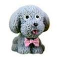 thumbnail image 1 of Toystoory Decoraciones perro lindas miniaturas adornos estatua cachorro juguetes manualidades Micro dormitorio creativamente accesorios para el Artesanía Gris, 1 of 6