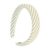 Unique Bargains 1 Pc Classic Elegant Wide Twill Headband for Women for Girls 6.30"x5.51" Brown Beige
