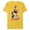 Yellow, variant on Disney Junior T.O.T.S. Irresistibly Cute - Short Sleeve Blended T-Shirt for Adults- Customized-Yellow