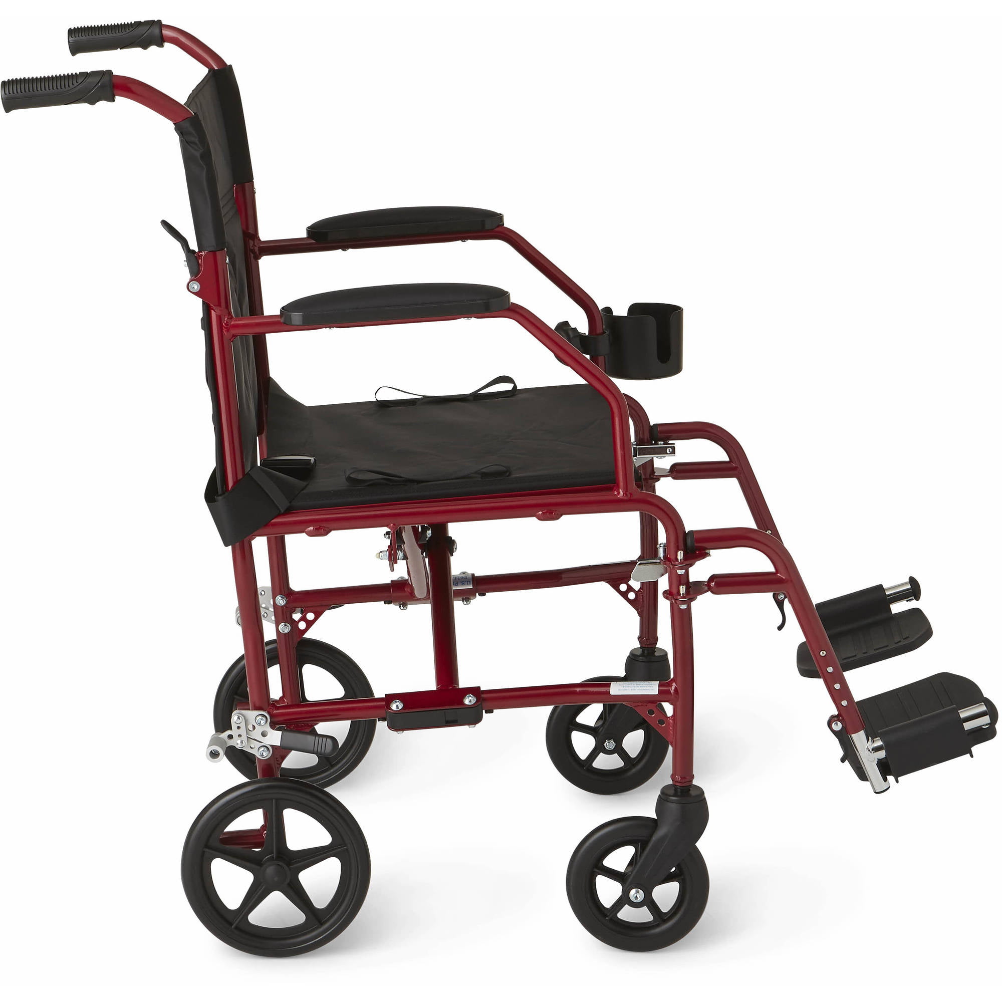 Buy Medline Ultralight Transport Wheelchair With 19” Wide Seat Folding