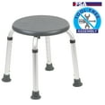 thumbnail image 6 of Emma + Oliver Tool-Free 300 Lb. Capacity, Adjustable Gray Bath & Shower Stool, 6 of 17