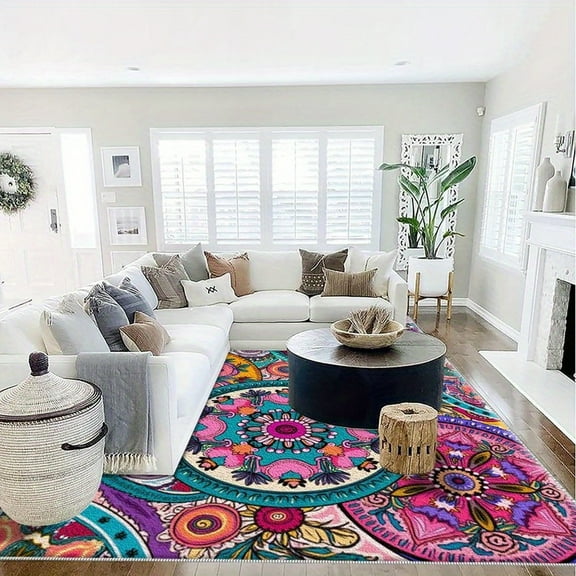 6.5'x10' area carpet for living room indoor carpet area rug thick modern area rug pure cozy area rug