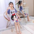 thumbnail image 1 of Kawaii Sanrio Milk Silk-Camisón de Hello Kitty para niños, ropa bonita de verano para el hogar, pijamas de Anime para niñas, 1 of 4