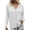 White, variant on Bmawag Women's Blouses Long Sleeve Crew Neck Plus Size Solid Color Button Up Open Front Shirts Women's Fashion Casual Loose Blouse Gifts for Women Hot Pink XL