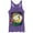Purple Heather, variant on Women's Snow White and the Seven Dwarfs Dance Scene Racerback Tank Top Black Heather Medium