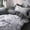 A, variant on Machine Washable Bedding Three Piece Set Queen Size 69x87 Inch Sanded Polyester Fabric with Two Pillowcases Plain Design Home Textile Gift Set