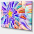 thumbnail image 2 of Verre à Taches Multicolore avec Spirales - Impression sur Toile Florale, 2 of 4