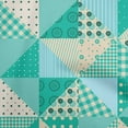 thumbnail image 1 of oneOone Cotton Jersey Aquamarine Green Fabric Quilting Supplies Print Sewing Fabric By The Yard 58 Inch Wide, 1 of 6