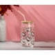 thumbnail image 4 of Vaso de vidrio Sanrio Hello Kitty Fall Leaves de 480 ml con tapa, 4 of 8