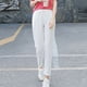 thumbnail image 3 of WILLBEST Pantalones Casuales para Mujer, Pantalones Palazzo de Cintura Alta de Verano para Mujer, Pantalones Largos de Pierna Ancha con Bolsillo para Un Uso Diario Cómodo y Elegante. Extra Grande, 3 of 7