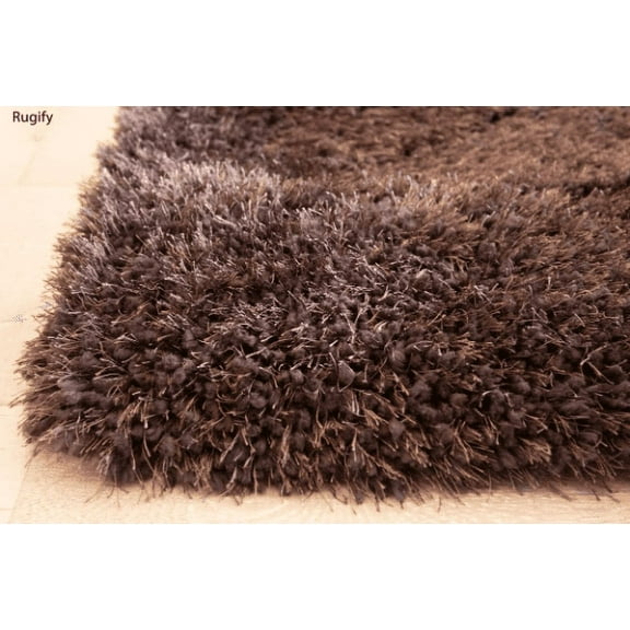 LA Rug Linens RugBerry Romance Brown Shag Area Rug Soft Fluffy Shaggy Hand Tufted 8' x 10' 8' x 10' Living Room,Bedroom