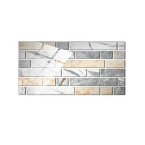 Peel and Stick Backsplash Marble Stone Backsplash Tile for Kitchen Self Adhesive Peel and Stick Backsplash Tile Peel and Stick Wall Tiles for Bathroom Shower Furniture Camper 4"x8"