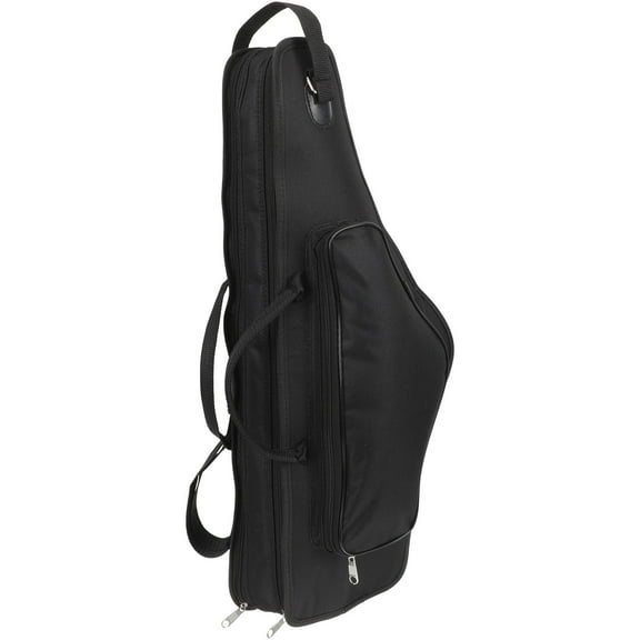 UPOUART Black Alto Saxophone Case Shockproof Protective Cover with Carrying Handle 1 Set