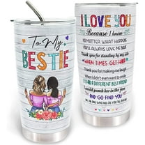 Best Friend Birthday Gifts for Women-Gifts for Best Friends,Friendship Gifts for Women-Best Friend Christmas Birthday Thanksgiving Gifts for Bestie, Soul Sister, BFF, Coworker-BFTETYU 20oz Tumbler