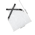 thumbnail image 2 of Raindrops Plastic Apron Waterproof Transparent TPU for Household Use 1Pcs, 2 of 8
