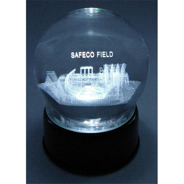 Sports Collectors Guild SafecoLES Champ Safeco Gravé dans un Globe de Cristal avec une Base Musicale Éclairée