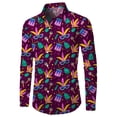 thumbnail image 4 of PMUYBHF T-Shirt Imprimé 3D Numérique pour Hommes, Manches Courtes, Col Rabattu 3277 TG, 4 of 5