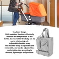 thumbnail image 4 of Bolsa De Pañales Para Bebés, Ligera, Impermeable, Bolsa De Pañales, Bolso De Mano, Correa De Hombro Ajustable Para Ir De Compras Y Viajar, 4 of 7