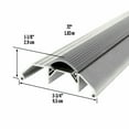 thumbnail image 3 of M-D Building Products 08078 3-3/4 in. x 1-1/8 in. x 72 in. Silver Aluminum and Vinyl Heavy-Duty High-Profile Threshold, 3 of 6