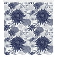 thumbnail image 3 of Ambesonne Vintage Shower Curtain, Dotted Digital Paint, 69"Wx84"L, Blue White, 3 of 3