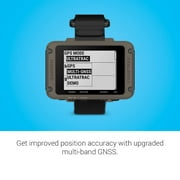 Garmin Foretrex 901 ، إصدار المقذوفات ، ملاحات GPS مثبتة على المعصم ، GNSS متعدد النطاق مُطور ، عمر بطارية أطول