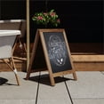 thumbnail image 2 of Flash Furniture Canterbury 30x20" A-Frame Wood Magnetic Chalkboard in Brown, 2 of 7
