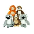 thumbnail image 4 of Ultra Soft Dog Toys Oh So Cute Bark Cuddle Buddies Furry Zoo Animal Squeakers (Orange Tamarin Small), 4 of 7