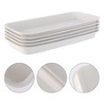 thumbnail image 3 of OUSITAID 5pcs Plastic Flower Pot Tray Preservative Degradable Water Saving Drought Light Transmission Rectangular Tray, 3 of 6